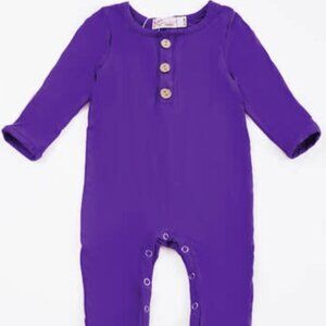 Plum Bamboo Romper
